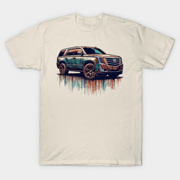 Cadillac Escalade T-Shirt by Vehicles-Art